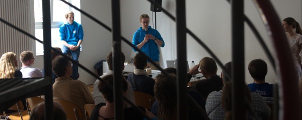 Geschäftsführer bei der CiviCon 2018 in Köln